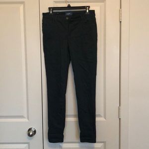 Dark evergreen stretch rockstar jeans